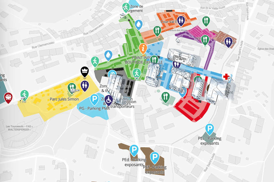 Plan général du salon Sainte-Marie-aux-Mines 2026